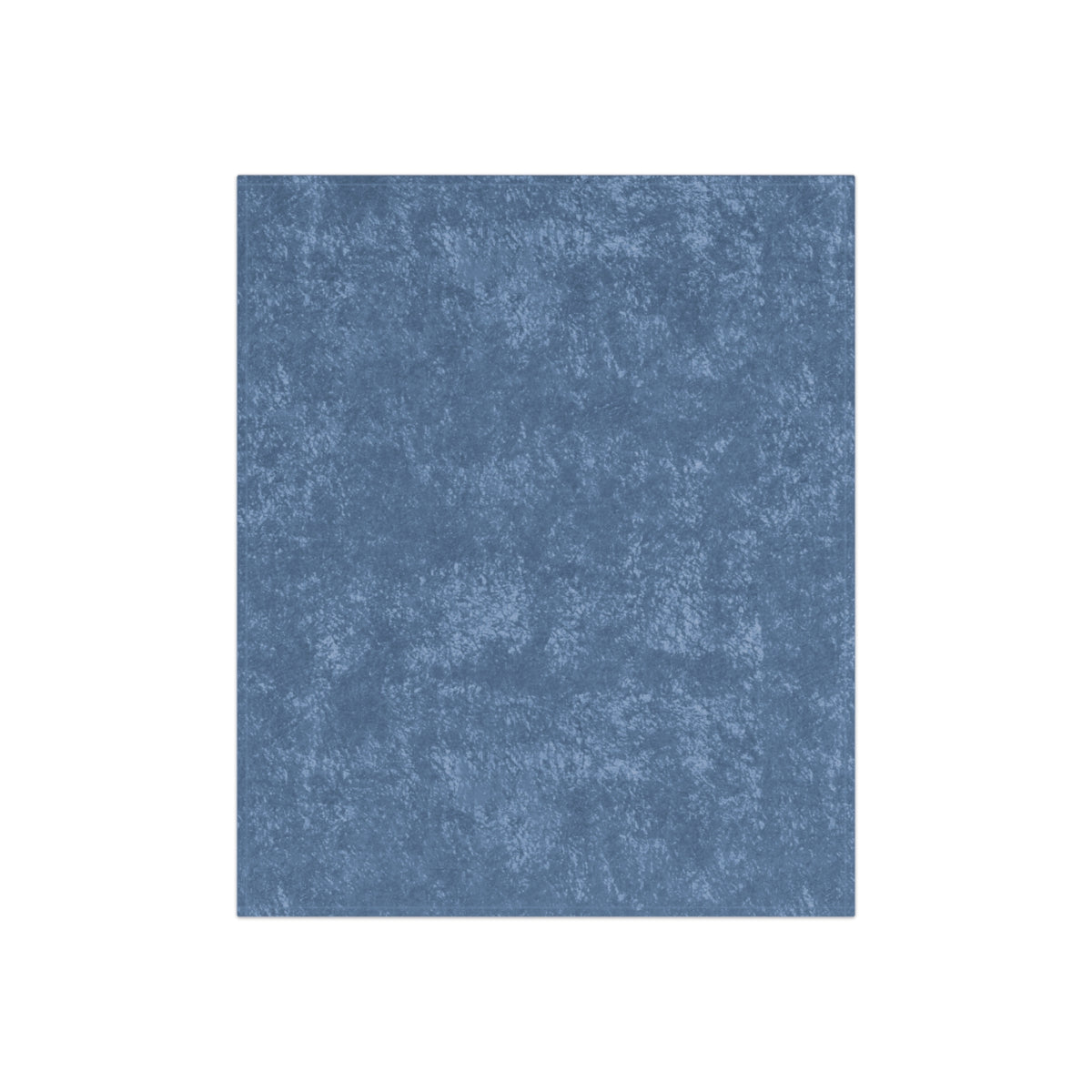 Dusty Blue Crushed Velvet Throw Blanket – French Country Chateaucore Luxury Sofa Chair Blanket, Soft Elegant Home Decor