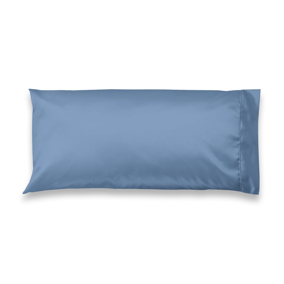 Luxury Satin Pillowcase – Dusty Blue Solid Color French Country Bedding Accent, Soft Romantic Chateaucore Bedroom Decor
