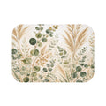 Eucalyptus and Pampas Grass Spa Memory Foam Small Large Bathmat Green Tan Bathroom Bath Mat Kitchen Makeover Decor