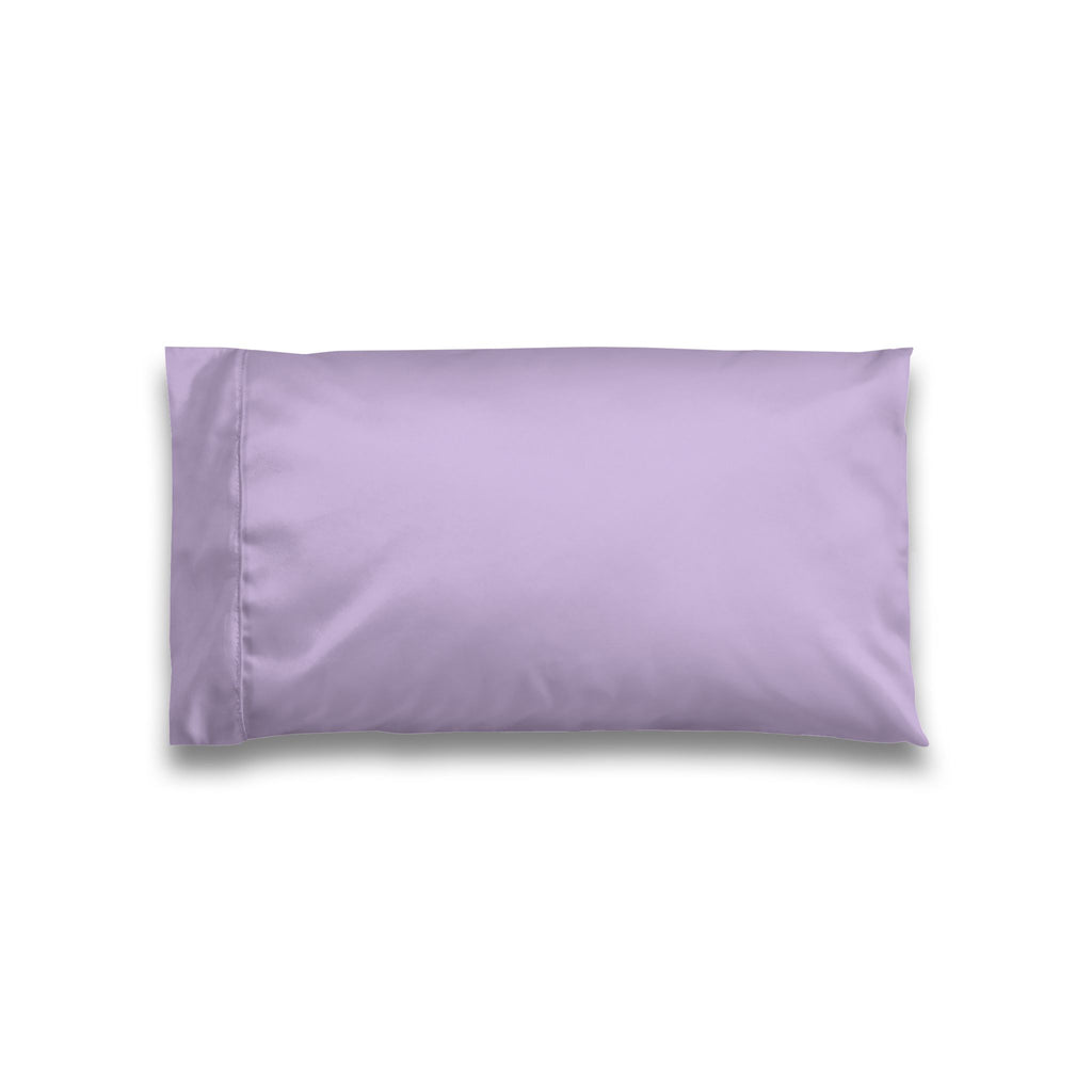 Lavender Satin Pillowcase, Light Purple Pillow Case Smooth Anti-Frizz Hair Skin Protection, Shabby Chic French Country Luxury Bedding