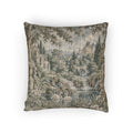 rench Verdure Woven Tapestry Pillow – Chateau Garden Swan Accent Pillow – French Country Chateaucore Decor
