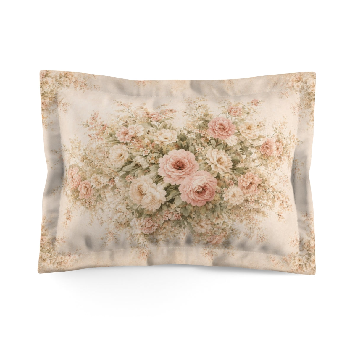 Pink Rose Peony Comforter or Duvet Cover Set, French Country Chateaucore Bedding – Romantic Floral Bedspread