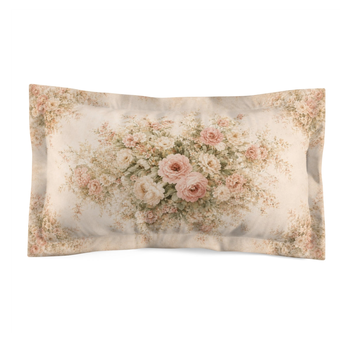 Pink Rose Peony Comforter or Duvet Cover Set, French Country Chateaucore Bedding – Romantic Floral Bedspread