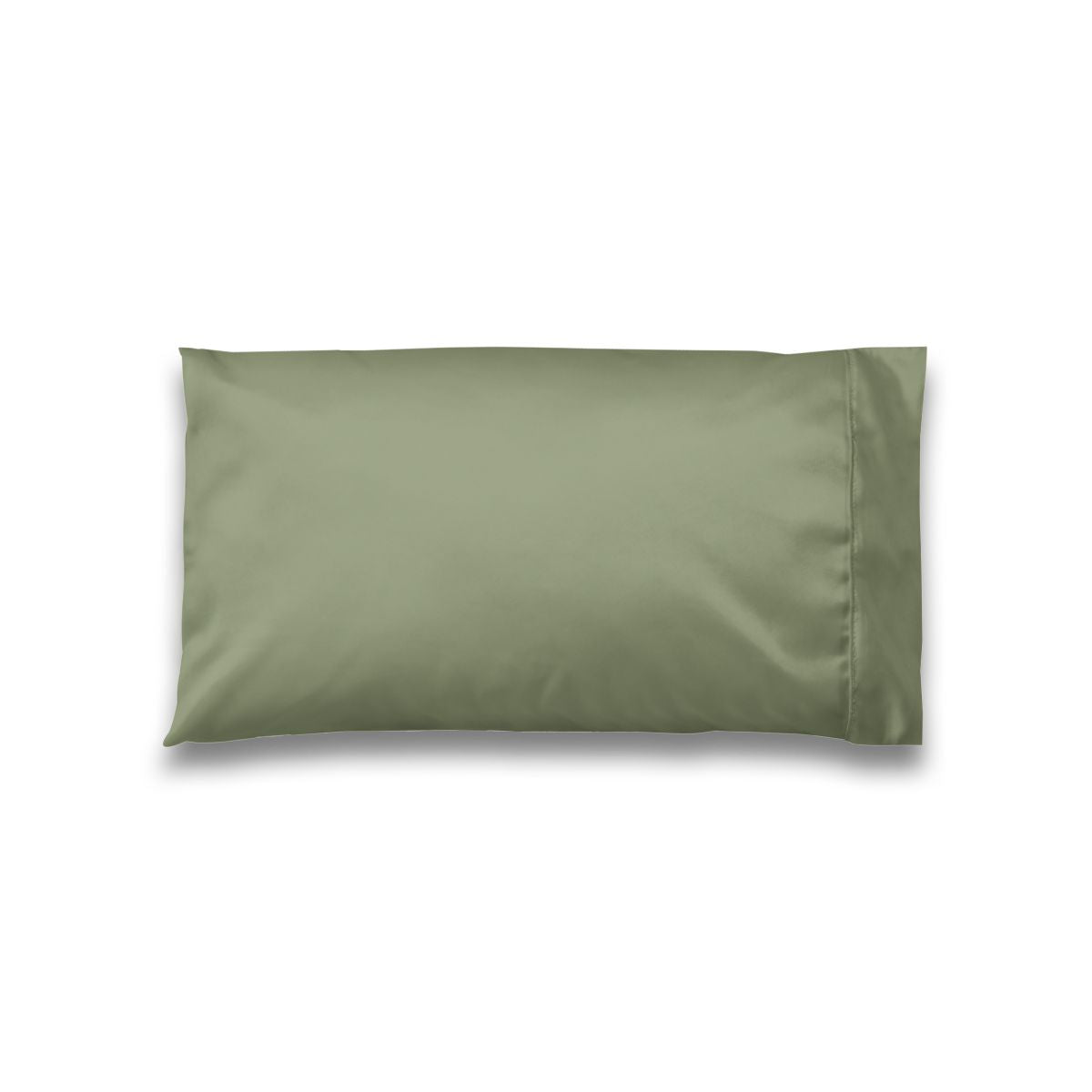 Sage Satin Pillowcase - Olive Green Beauty Hair Protecting Pillowcase, Luxury Rich Bedding Pillow Case, Shabby Chic French Country