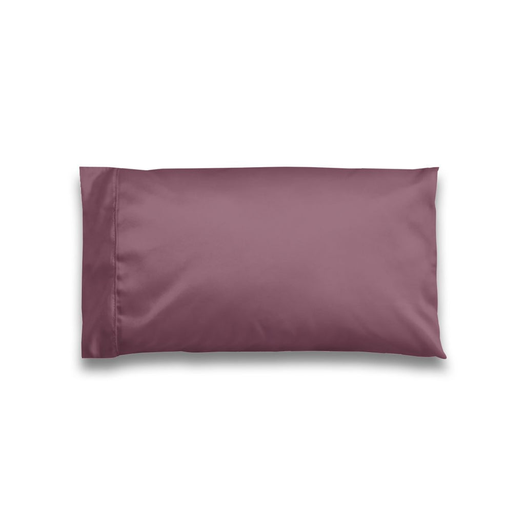 Satin Muted Plum Pillowcase — Luxurious Mulberry Pillow Case for Hair & Skin Care, Luxury Bedding Gift, Romantic Shabby Chic French Country