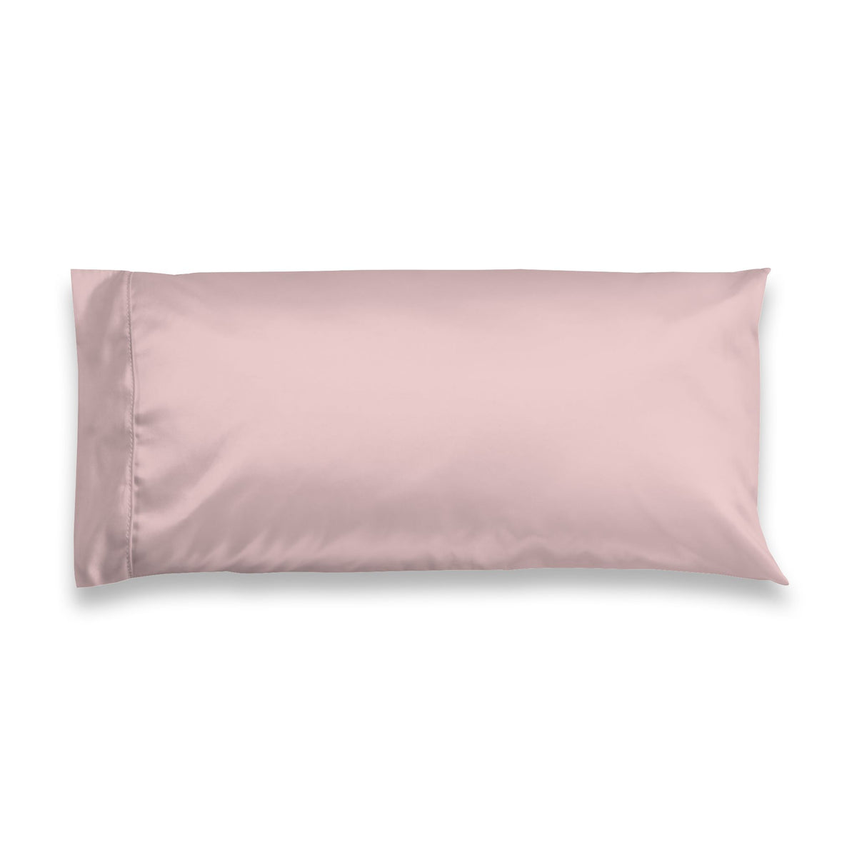 Satin Pillowcase — Blush Silk-Feel Beauty & Hair Protection Pillow Cover, French Country Shabby Chic Luxury Bedding