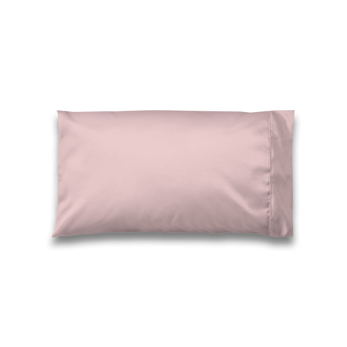 Satin Pillowcase — Blush Silk-Feel Beauty & Hair Protection Pillow Cover, French Country Shabby Chic Luxury Bedding
