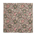 Blush Pink Sage Cabbage Rose Garden Tablecloth – Square Rectangle French Country Floral Botanical Shabby Chic Dining Table Linen