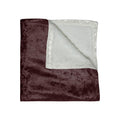 Burgundy Crushed Velvet Throw Blanket | Layering Wine Rococo Accent, Shabby Chic Decor, Romantic Chateaucore Wedding Home Gift