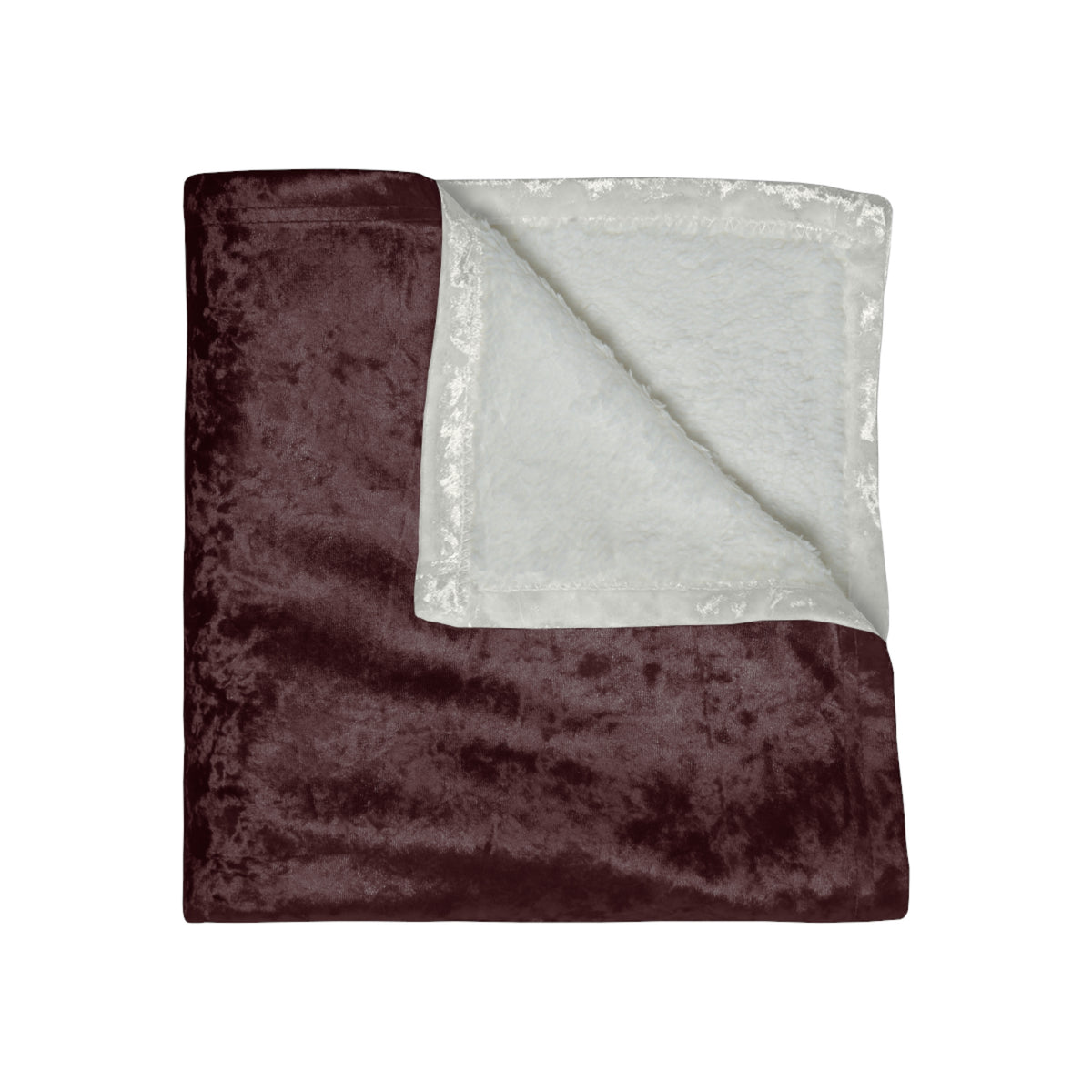 Burgundy Crushed Velvet Throw Blanket | Layering Wine Rococo Accent, Shabby Chic Decor, Romantic Chateaucore Wedding Home Gift
