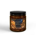 Pumpkin Before Midnight – Spiced Pumpkin & Ginger Soy Candle | Amber or Clear Jar with Lid Enchanted Fairytale Chateau Candle