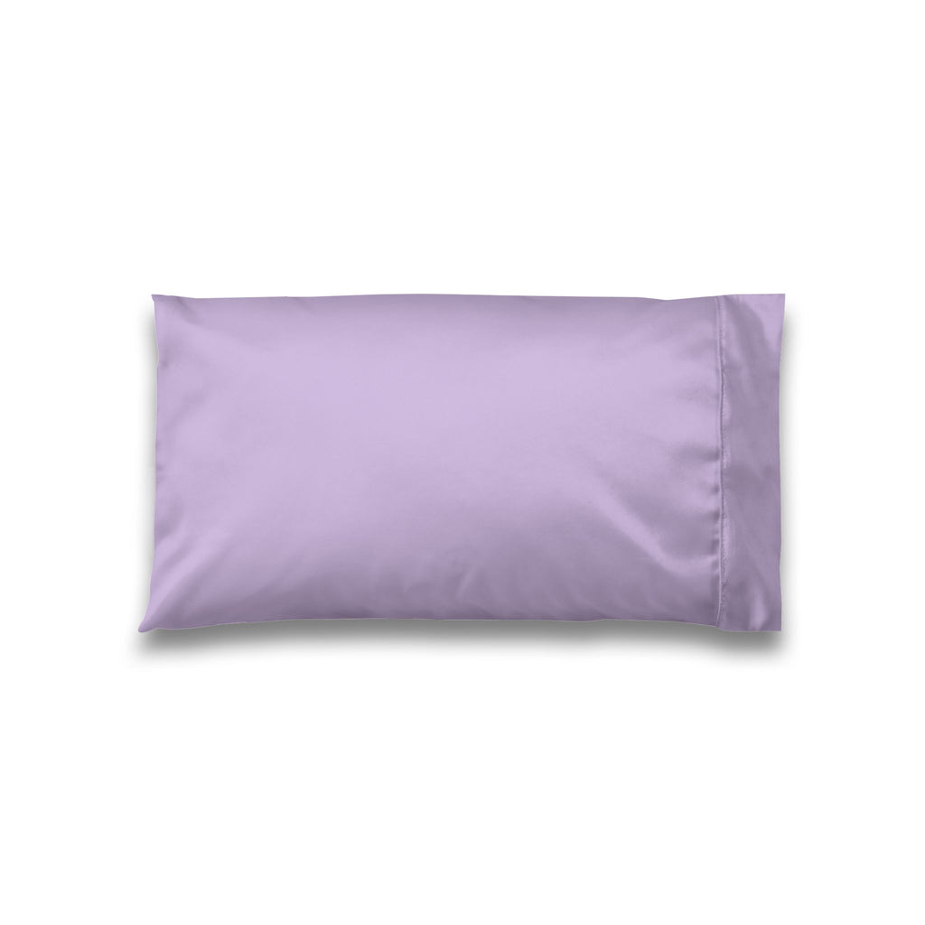 Lavender Satin Pillowcase, Light Purple Pillow Case Smooth Anti-Frizz Hair Skin Protection, Shabby Chic French Country Luxury Bedding