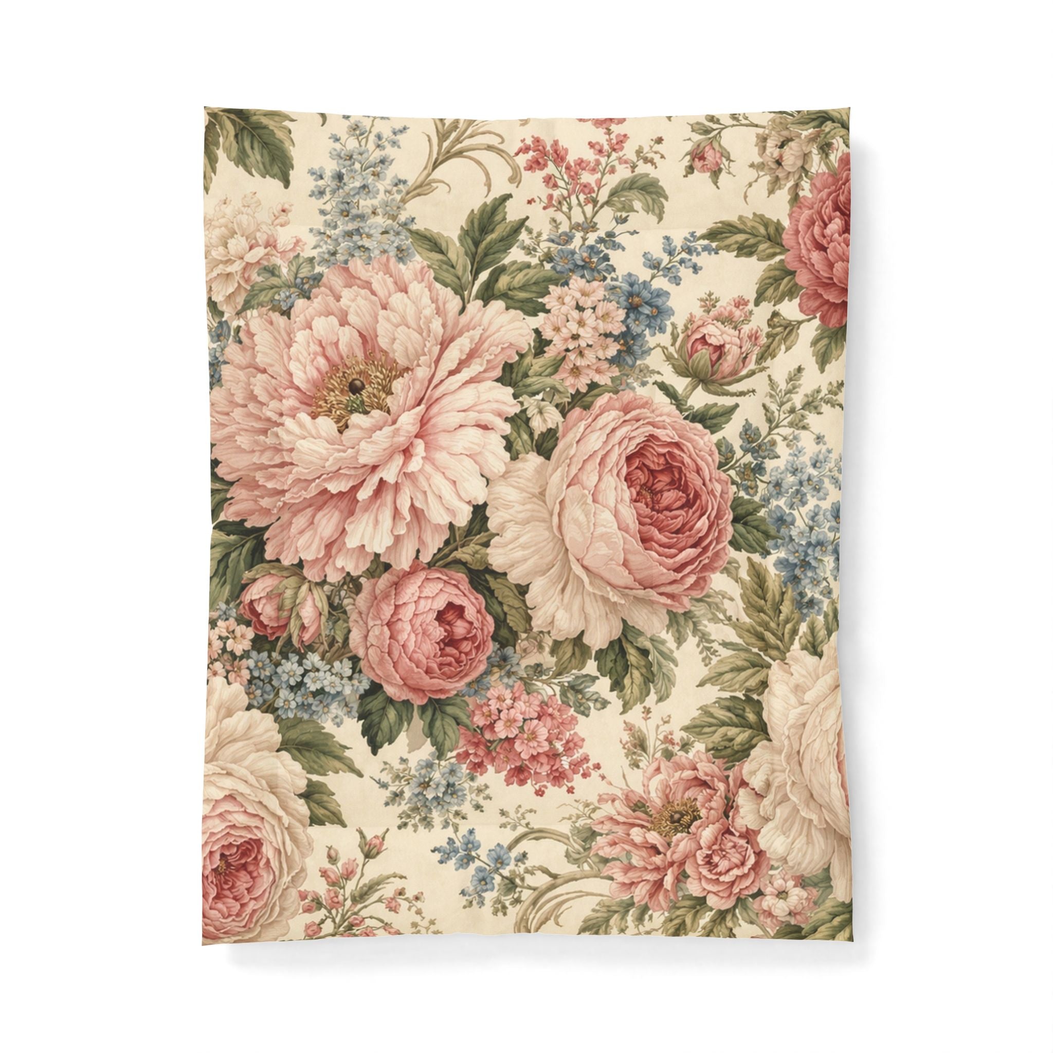 Cotton Chateaucore Pink Peonies Roses Comforter Set Floral Vintage Style Bedding Shabby Chic Victorian Queen King Twin French Romantic Bed