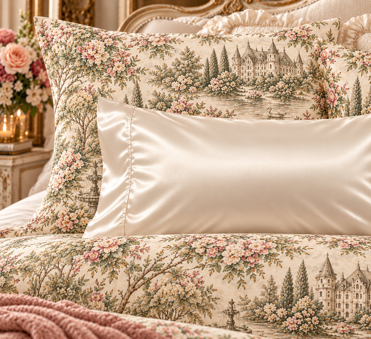 Satin Pillowcase — Luxurious Anti-Frizz Hair & Skin Protecting Pillowcase
