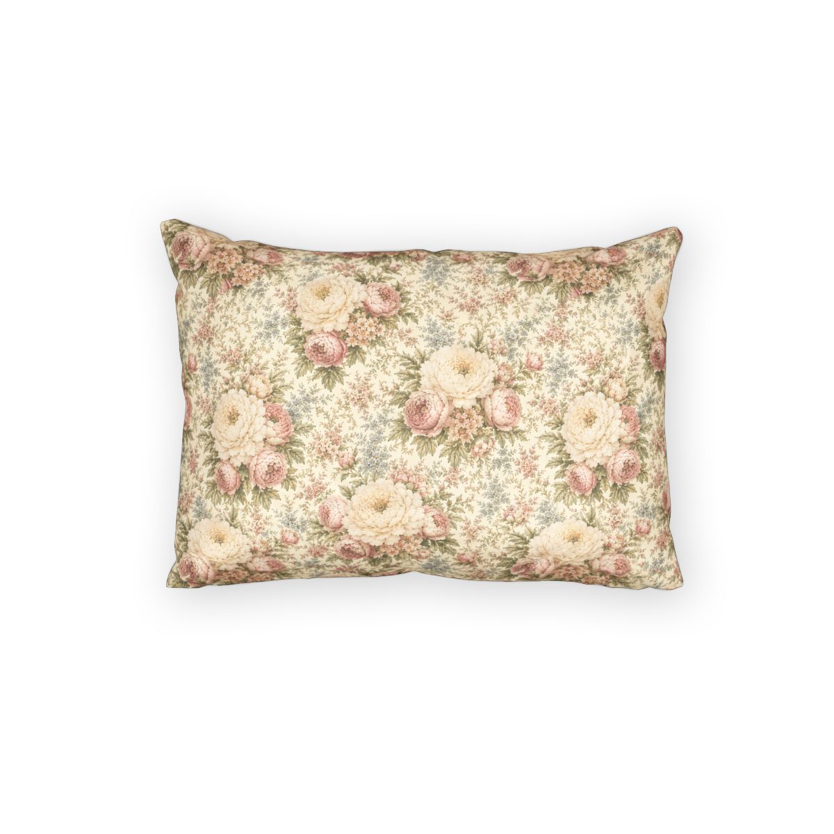 Champagne Garden Peony Vintage Floral Comforter or Duvet Cover Set, Blush Shabby Chic Victorian Cottagecore Bedding Queen King Twin Decor Bedspread Gift