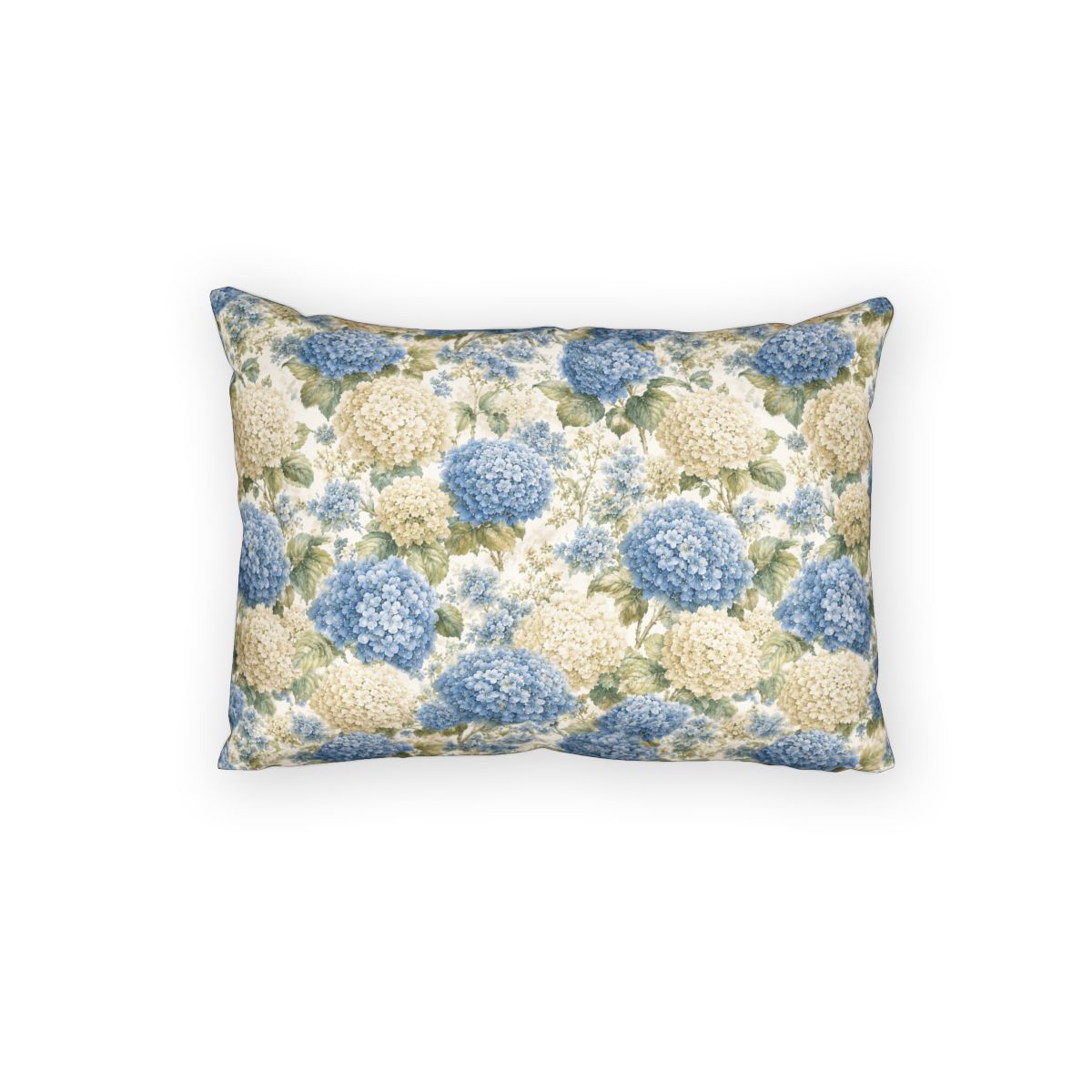Dusty Blue Hydrangea Comforter or Duvet Cover Set – French Country Chateaucore Floral Bedding – Queen King Twin