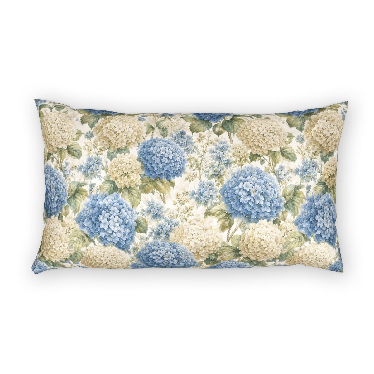 Dusty Blue Hydrangea Comforter or Duvet Cover Set – French Country Chateaucore Floral Bedding – Queen King Twin