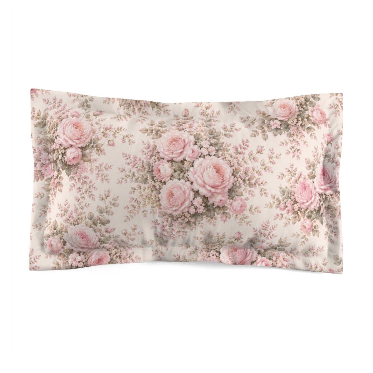 Blush Floral Comforter or Duvet Cover Set, Shabby Chic Chateaucore Victorian French Cottagecore Queen King Twin Size Bedding Decor Bedspread Gift