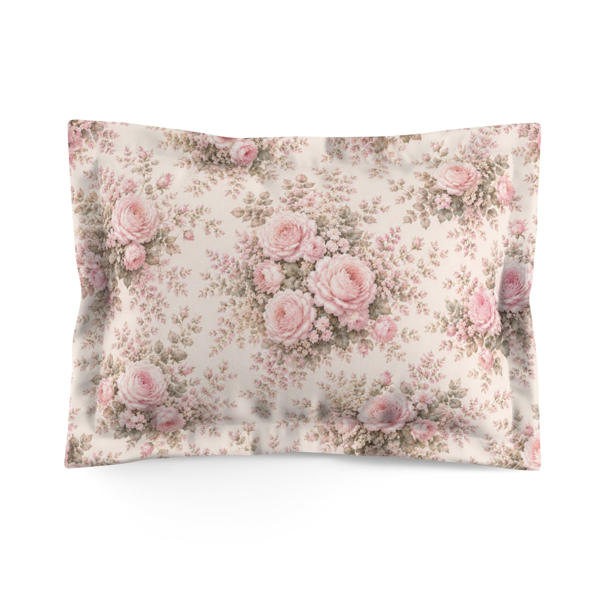 Blush Floral Comforter or Duvet Cover Set, Shabby Chic Chateaucore Victorian French Cottagecore Queen King Twin Size Bedding Decor Bedspread Gift